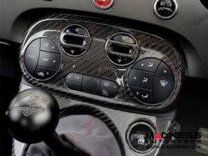 FIAT 500 Climate Control Display Frame - Carbon Fiber